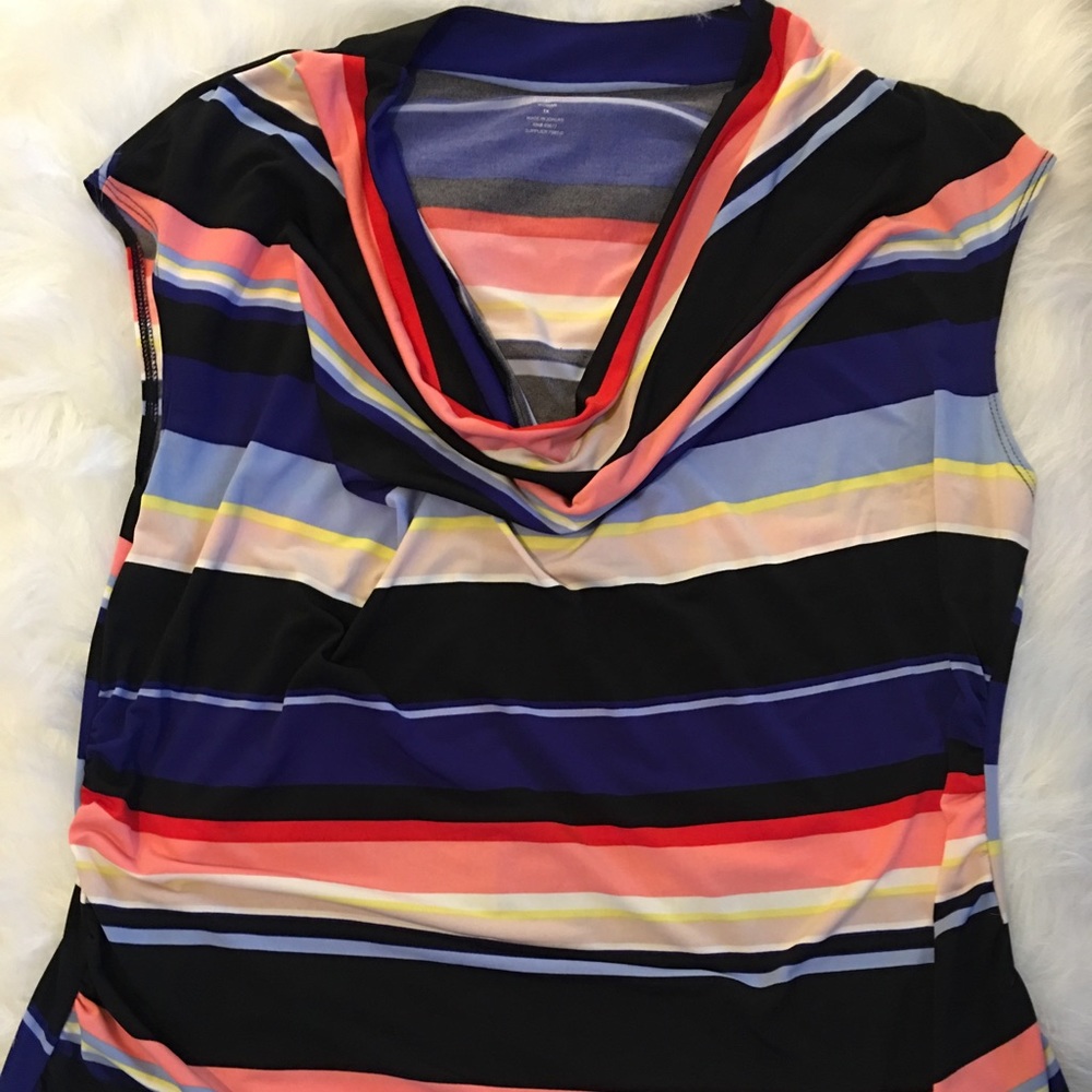 Cowl Neck Dress Shirt